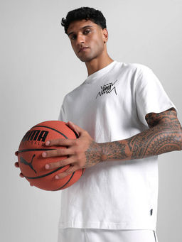 Puma - White Jaws Core Oversized Basketball T-shirt