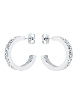 ted baker silver hoop earrings