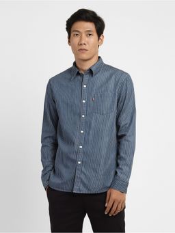 Levi's - Men Blue Slim Fit Shirt