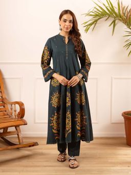 Autumnlane - Karen Marine Printed Kurta with Pant