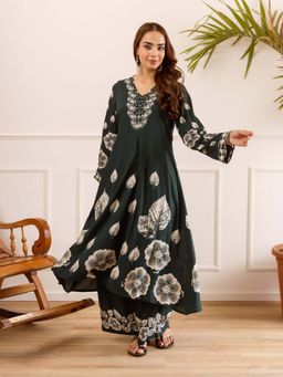 Autumnlane - Karen Pacific Printed Cotton Kurta with Palazzo