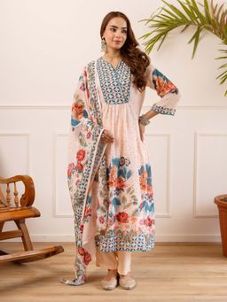 Autumnlane - Karen Titan Cotton Kurta with Pant & Dupatta