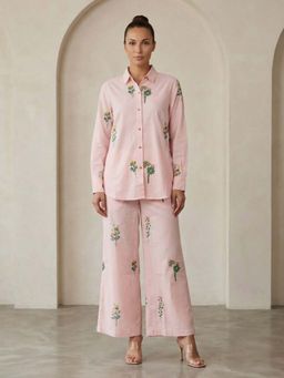 Autumnlane - Molly Softpink Embroidery Cotton Co-Ord Set