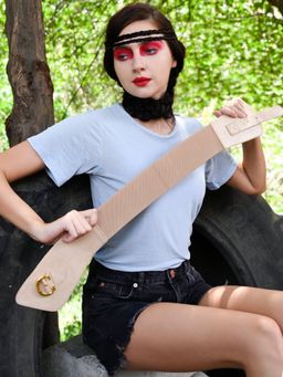 Odette - Beige Colour Buckle Belt