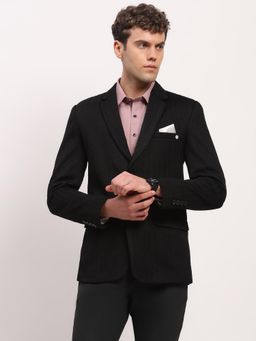 Global Republic - Black Polyester Blend Woven Blazer
