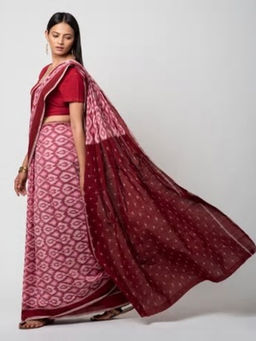 Fabindia - Cotton Ikat Weave Sari