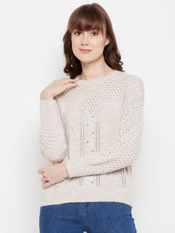 Madame - Women Beige Sweater