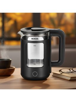 Borosil - Cool Touch Glass Electric Kettle with Auto Shut-Off