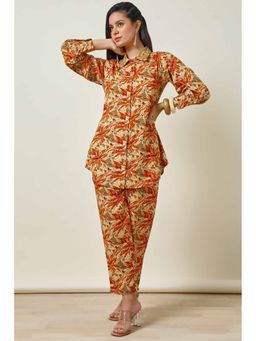 Soch - Women Floral Printed Multi-Color Regular Fit Co-Ord (Set of 2)