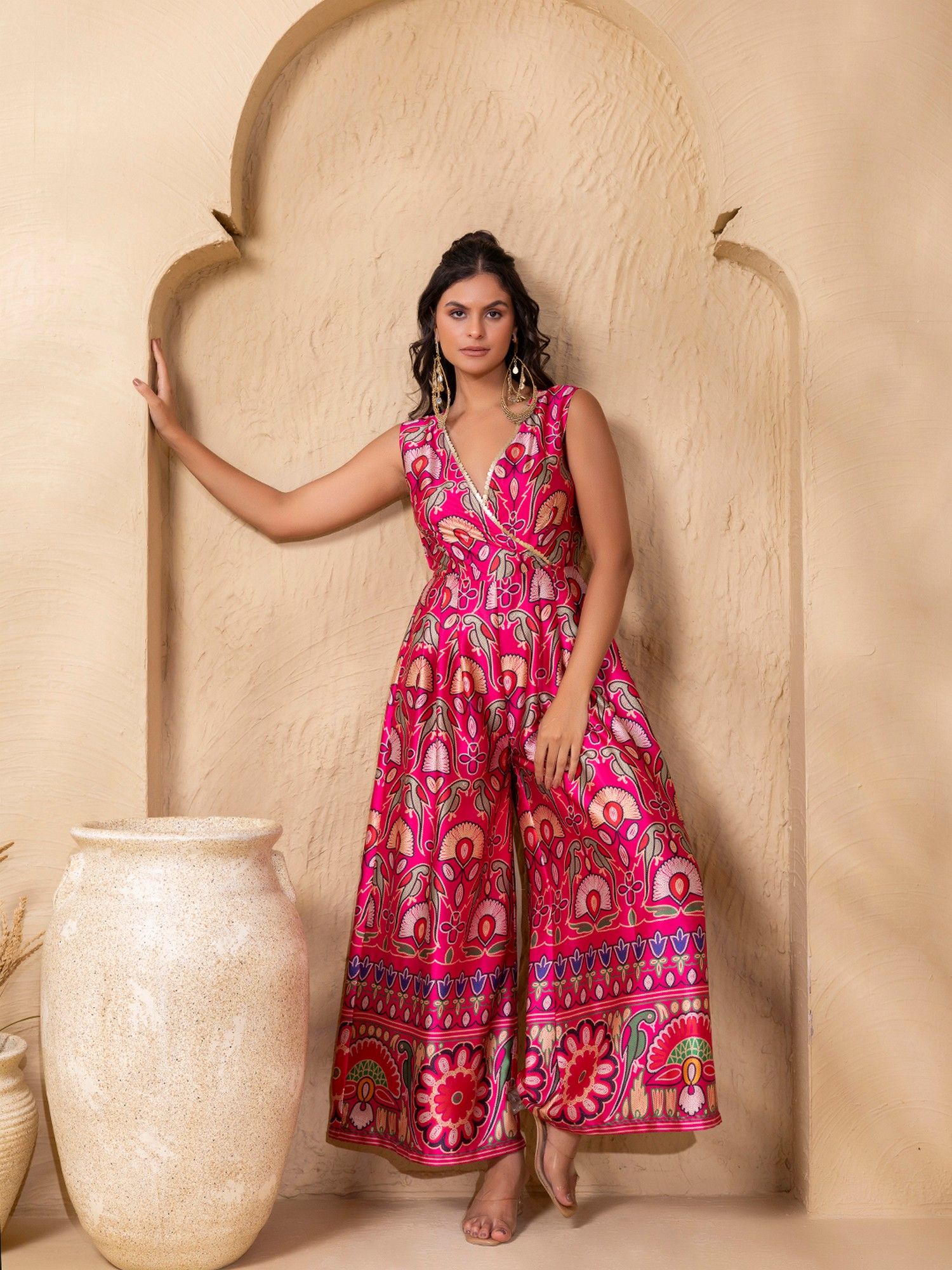 Buy Stylish V Neck Jumpsuits Collection At Best Prices Online