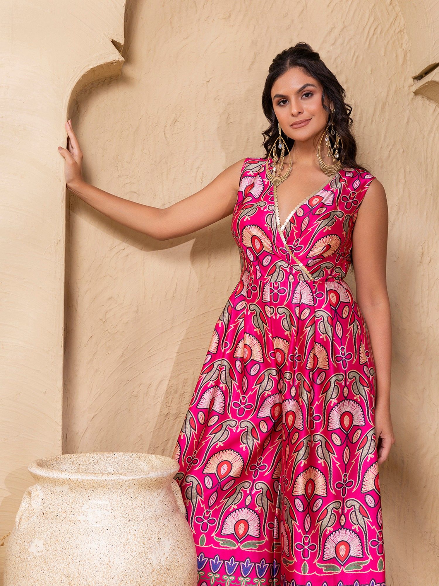 Buy Stylish V Neck Jumpsuits Collection At Best Prices Online
