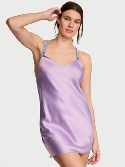 Victoria's Secret - Scattered Shine Strap Satin Strappy-Back Slip