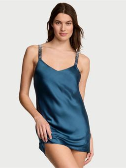 Victoria's Secret - Scattered Shine Strap Satin Strappy-Back Slip