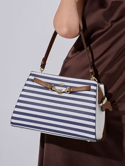 Akiki London - Blue Vegan Leather Women Hobo Bag