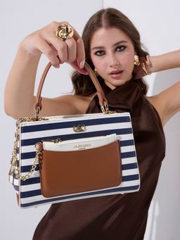 Akiki London - Tan Vegan Leather Women Satchel Bag