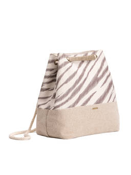 EcoRight - Zebra Stripes Convertible Tote Backpack