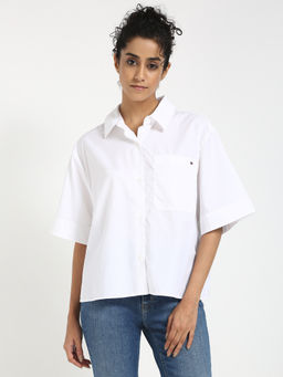 Tommy Hilfiger - Womens Casual Shirt White