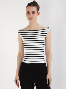 Tommy Hilfiger - Womens Casual Top White