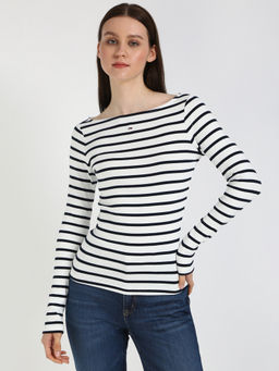 Tommy Hilfiger - Womens Casual Top White