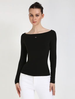 Tommy Hilfiger - Womens Casual Top Black