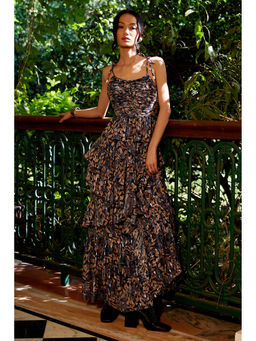 Calling June - Maia Printed Long Dress