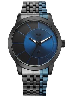 Fastrack - Men Vyb Analog Blue Dial Stainless Steel Strap Watch FV30058KM01W (M)