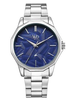 Fastrack - Men Vyb Analog Blue Dial Stainless Steel Strap Watch FV30059SM01W (M)