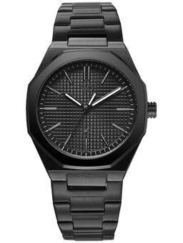 Fastrack - Men Vyb Quartz Analog Black Dial Stainless Steel Strap Watch FV30062NM01W (M)