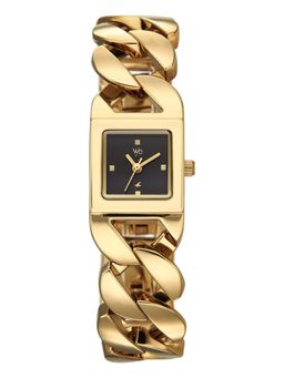 Fastrack - Women Vyb Runway with Quartz Analog Black Dial Alloy Strap Watch FV60132YM01W (M)