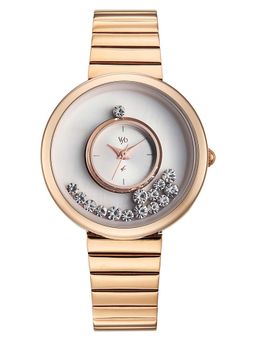 Fastrack - Women Vyb Analog White Dial Tainless Steel Strap Watch FV60135WM01W (M)