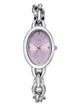 Fastrack - Women Vyb Manifester Analog Lavender Dial Alloy Strap Watch FV60148SM01W (M)