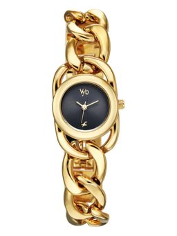 Fastrack - Women Vyb Analog Black Dial Alloy Strap Watch FV60150YM01W (M)