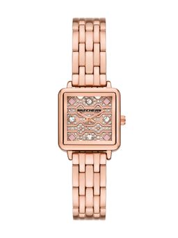 SKECHERS - Women Katella Pink Dial Rose Gold Toned Quartz Watch SR6338 (M)