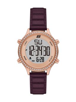 SKECHERS - Women Aliso White Dial Toned Digital Watch SR6342 (M)