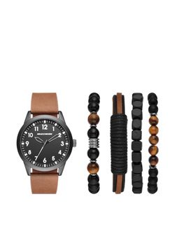 SKECHERS - Men Black Quartz Watch with Bracelets SR9065 (M)