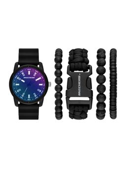 SKECHERS - Men Laser Crystal Multi-Color Dial Quartz Watch with Bracelets SR9083 (M)