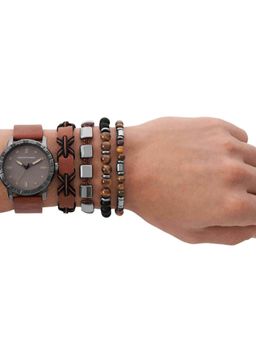 SKECHERS - Men Grey Dial Quartz Watch with Bracelets SR9090 (M)