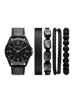 SKECHERS - Men Black Quartz Watch with Bracelets SR9118 (M)