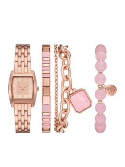 SKECHERS - Women Rose Gold Toned Quartz Watch with Bracelets SR9133 (M)