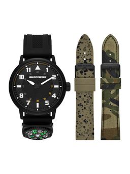 SKECHERS - Men Sets Black Quartz Watch with Straps SR9138 (M)