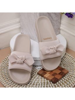 Chupps - Womens Loop Beige Casual Sliders