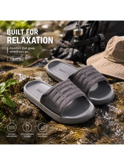 Chupps - Men Tank Grey Casual Sliders