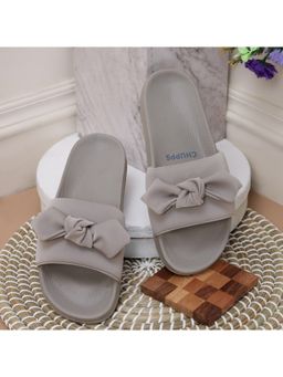 Chupps - Women Loop Grey Casual Sliders
