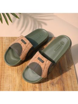 Chupps - Men Arc Olive Casual Slider