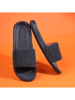 Chupps - Men Strata Navy Blue Casual Sliders