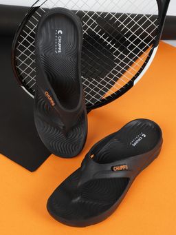 Chupps - Raw Black Flip Flops