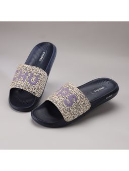 Chupps - Cat-A-Mood Navy Blue Sliders