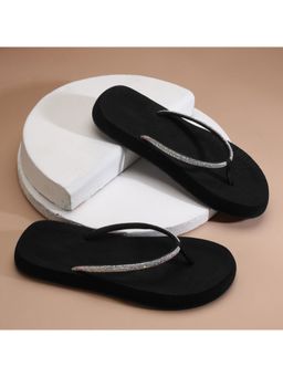Chupps - SOLIS Black Flip Flops