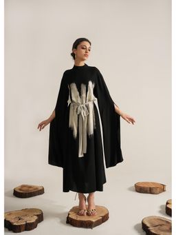 Dorabi - Aura Black Dress with Belt