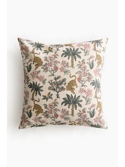 H&M - Beige Patterned Cushion Cover